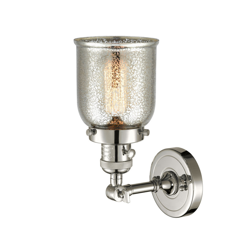 Innovations 203SW-PN-G58 One Light Wall Sconce, Polished Nickel
