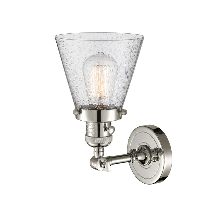 Innovations 203SW-PN-G64 One Light Wall Sconce, Polished Nickel
