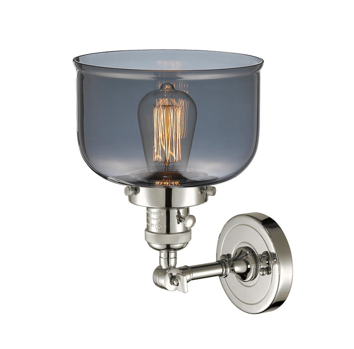 Innovations 203SW-PN-G73 One Light Wall Sconce, Polished Nickel