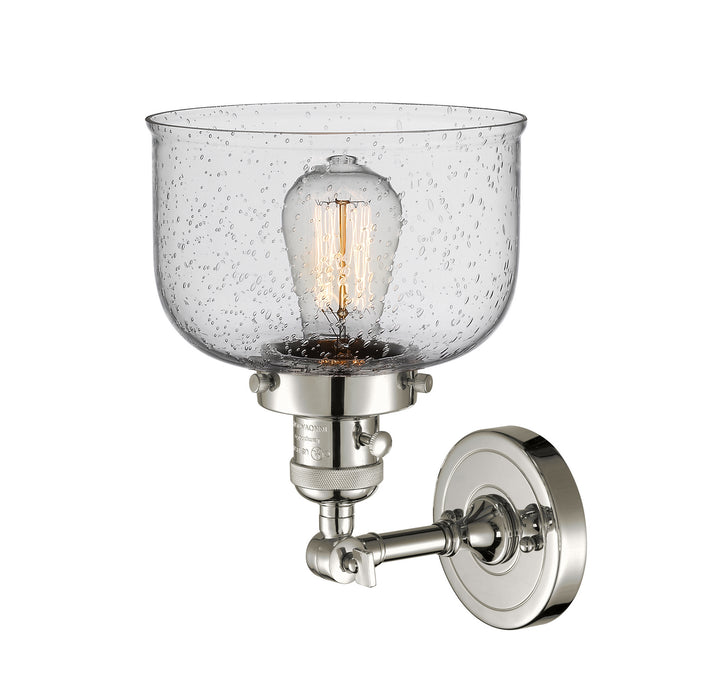 Innovations 203SW-PN-G74 One Light Wall Sconce, Polished Nickel