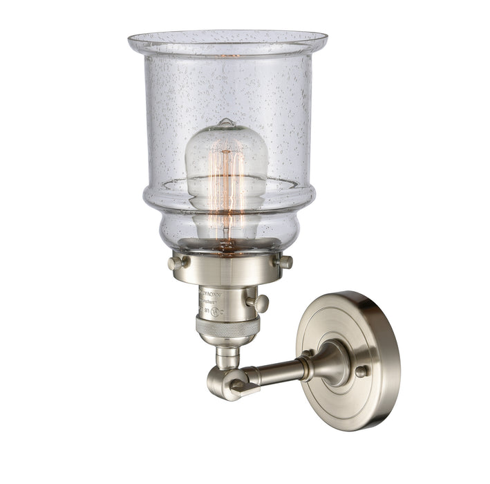 Innovations 203SW-SN-G184 One Light Wall Sconce, Brushed Satin Nickel