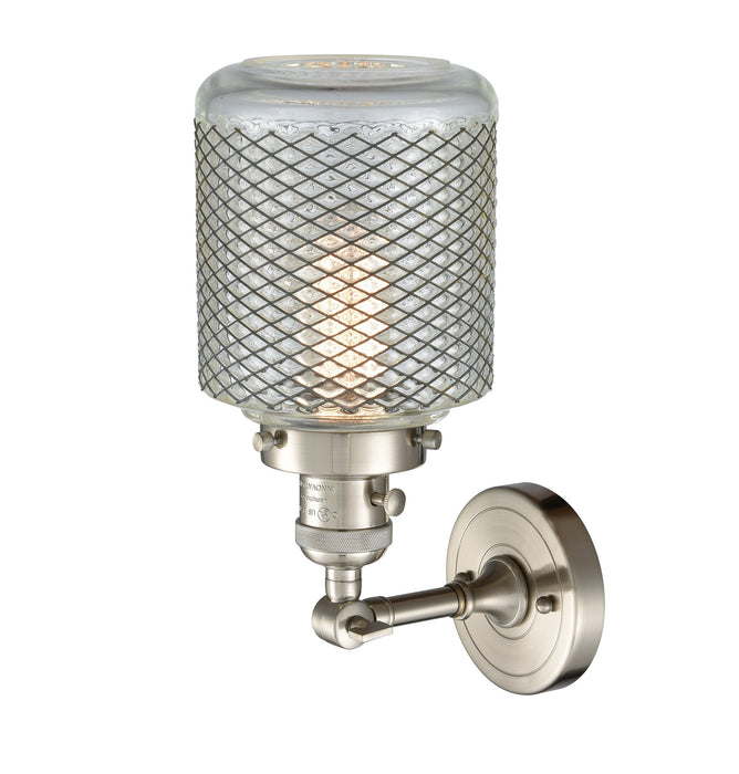 Innovations 203SW-SN-G262 One Light Wall Sconce, Brushed Satin Nickel