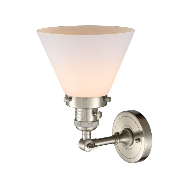 Innovations 203SW-SN-G41 One Light Wall Sconce, Brushed Satin Nickel