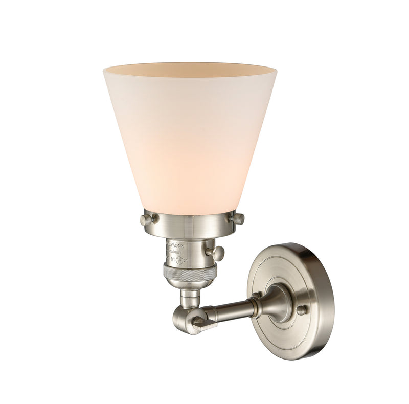 Innovations 203SW-SN-G61 One Light Wall Sconce, Brushed Satin Nickel