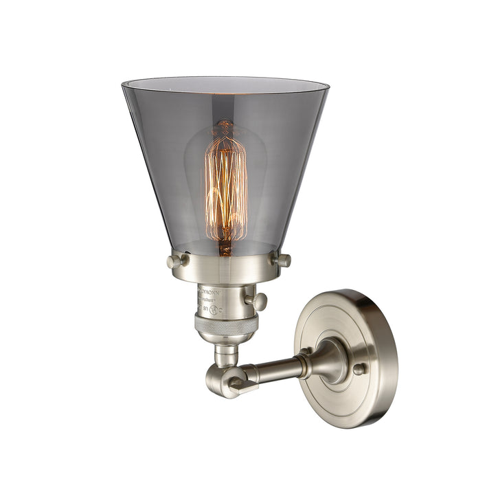 Innovations 203SW-SN-G63 One Light Wall Sconce, Brushed Satin Nickel