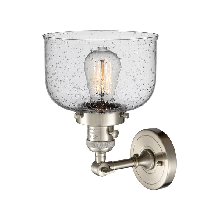 Innovations 203SW-SN-G74 One Light Wall Sconce, Brushed Satin Nickel
