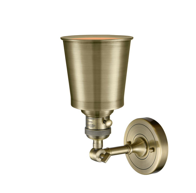 Innovations 203SW-AB-M9-AB One Light Wall Sconce, Antique Brass