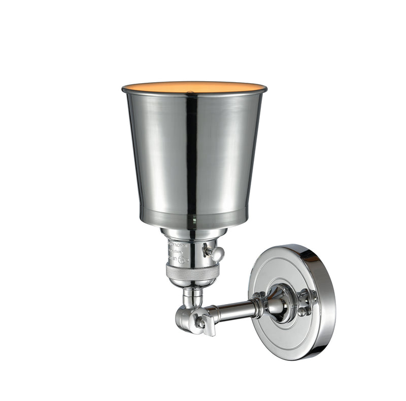 Innovations 203SW-PC-M9-PC One Light Wall Sconce, Polished Chrome