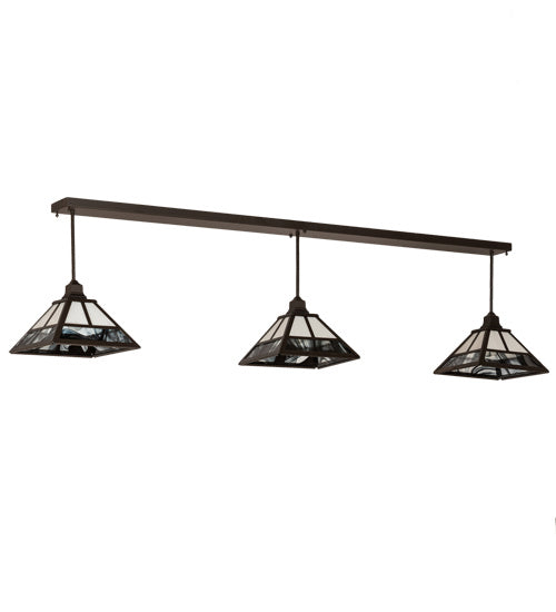 Meyda Tiffany 203607 Three Light Island Pendant, Oil Rubbed Bronze