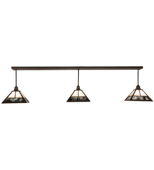 Meyda Tiffany 203607 Three Light Island Pendant, Oil Rubbed Bronze