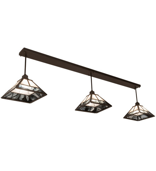 Meyda Tiffany 203607 Three Light Island Pendant, Oil Rubbed Bronze