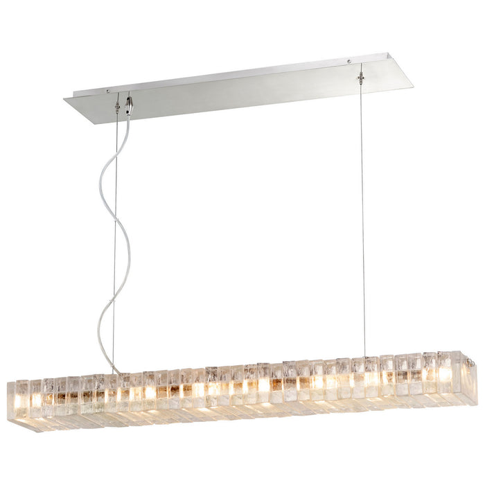 Cyan 09939 LED Island Pendant, Polished Nickel