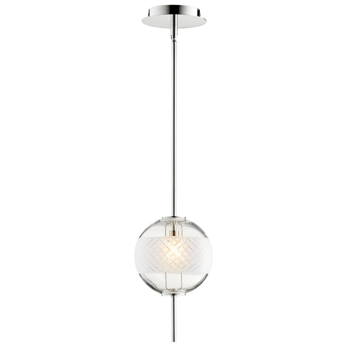 Cyan 10048 LED Pendant, Polished Nickel