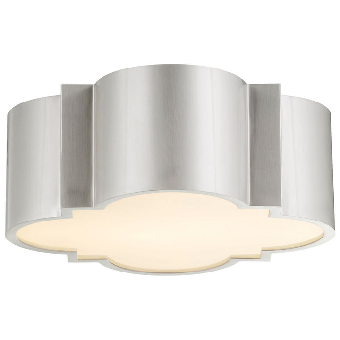 Cyan 10061 Two Light Ceiling Mount, Satin Nickel