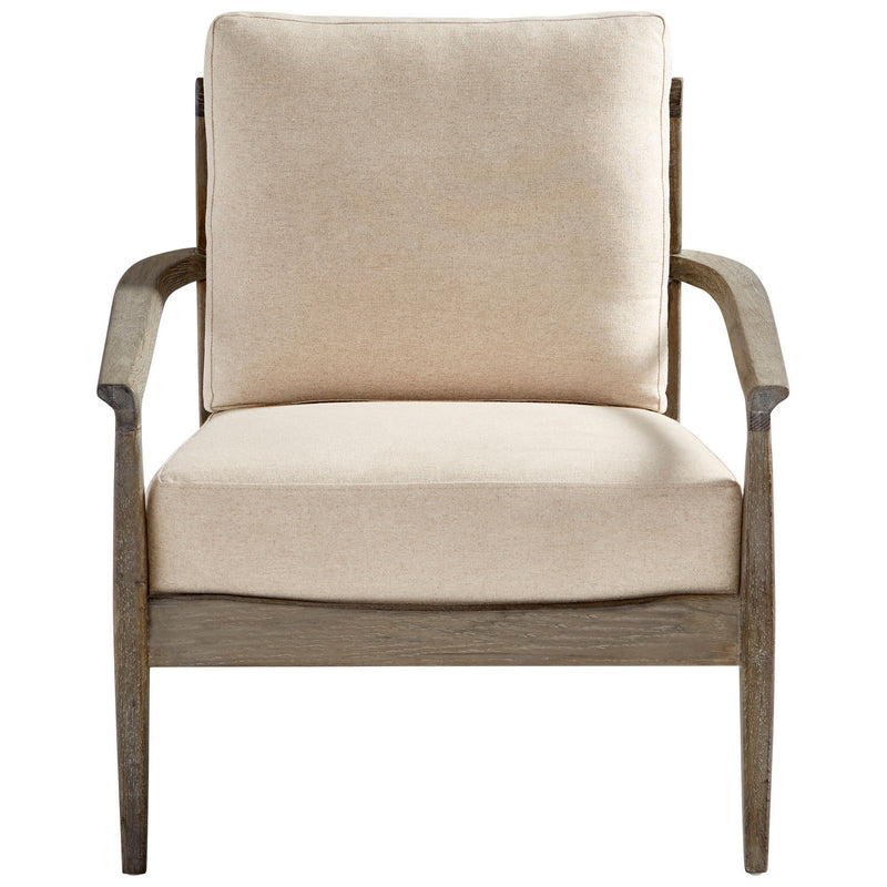Cyan 10229 Chair, Weathered Oak And Tan