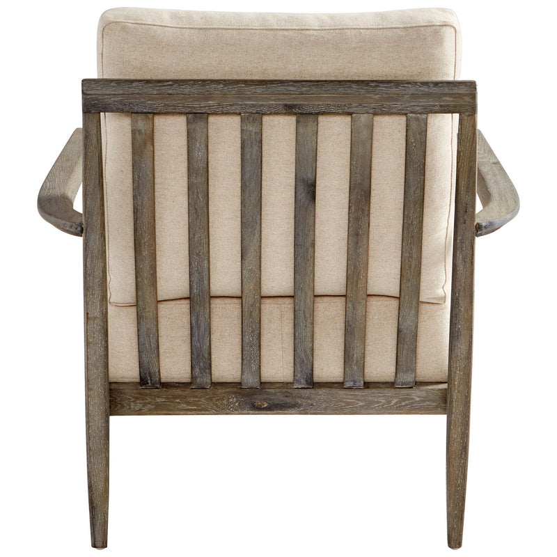 Cyan 10229 Chair, Weathered Oak And Tan