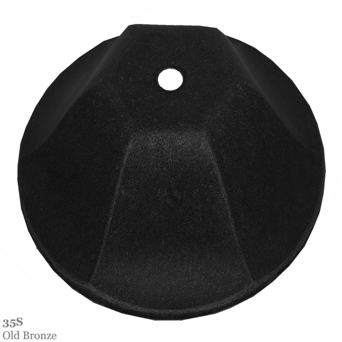American Brass & Crystal WS5382-35S-ST Two Light Wall Sconce, Old Bronze (Black)