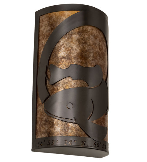 Meyda Tiffany 210169 Two Light Wall Sconce, Oil Rubbed Bronze