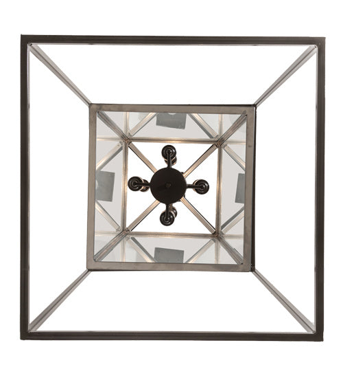 Meyda Tiffany 215083 Eight Light Pendant, Timeless Bronze/Extreme Chrome