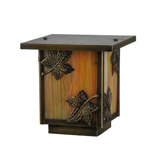 Meyda Tiffany 23702 One Light Deck Light, Antique Brass