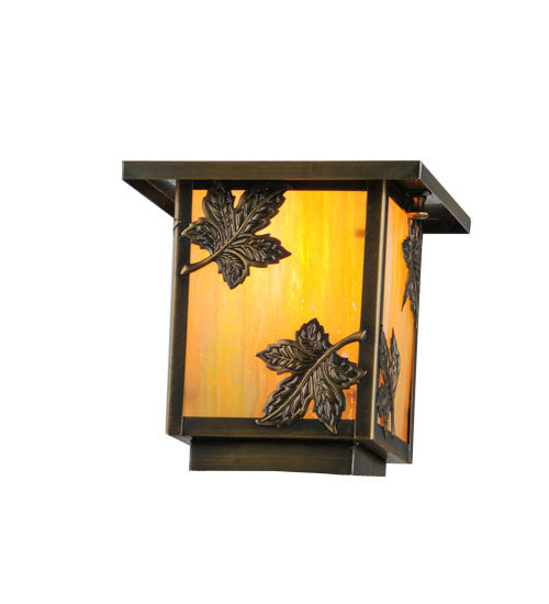 Meyda Tiffany 23702 One Light Deck Light, Antique Brass