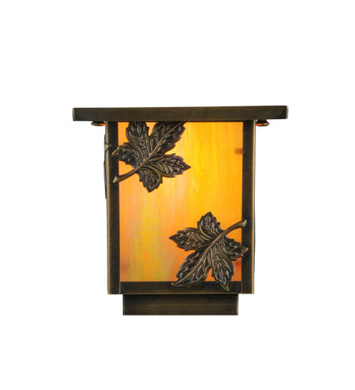 Meyda Tiffany 23702 One Light Deck Light, Antique Brass