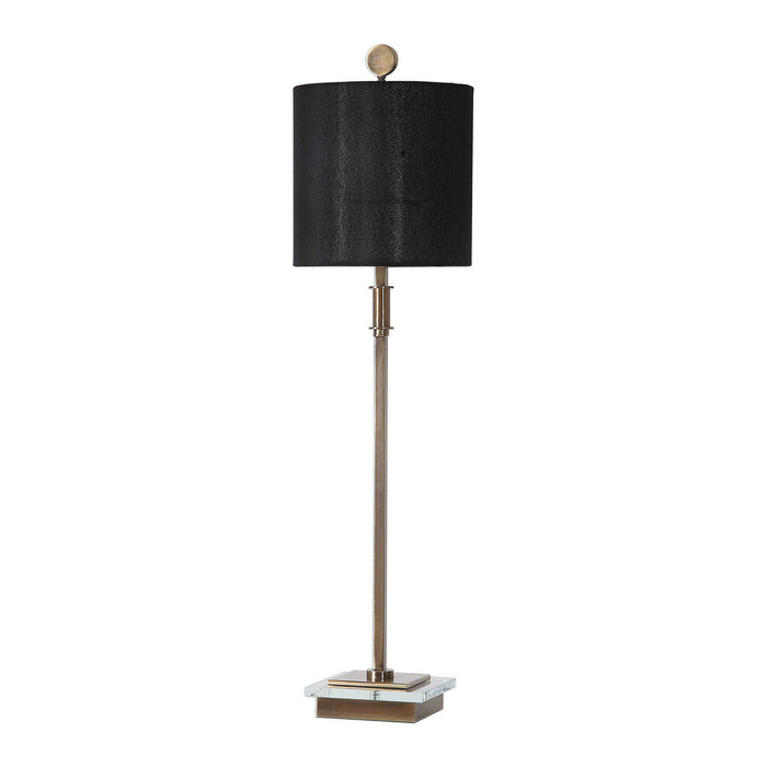 Uttermost 29684-1 One Light Table Lamp, Antique Brass