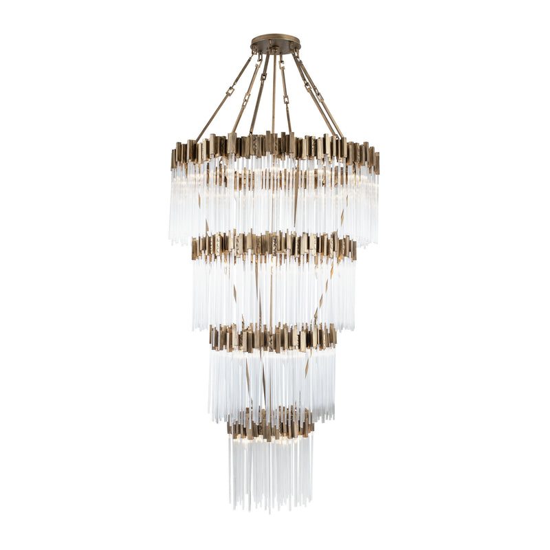 Varaluz 309C30HG 30 Light Chandelier, Havana Gold