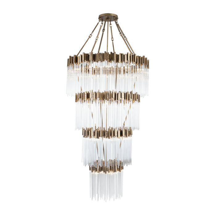 Varaluz 309C30HG 30 Light Chandelier, Havana Gold