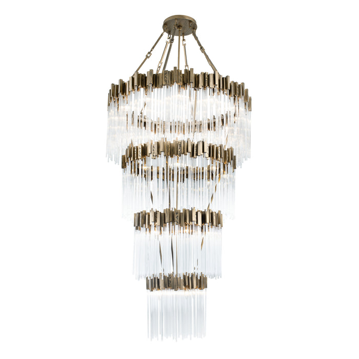 Varaluz 309C30HG 30 Light Chandelier, Havana Gold