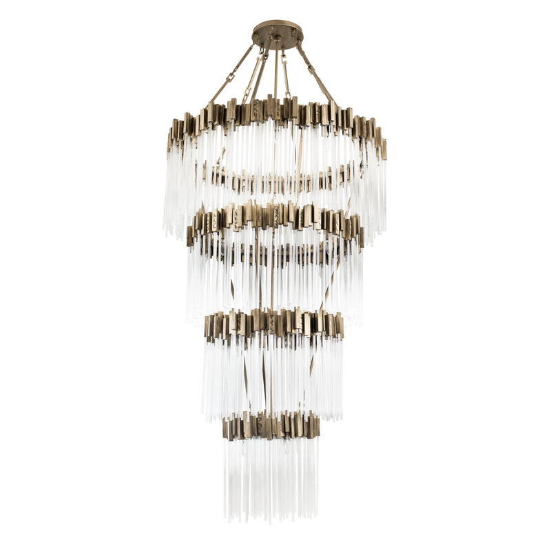 Varaluz 309C30HG 30 Light Chandelier, Havana Gold