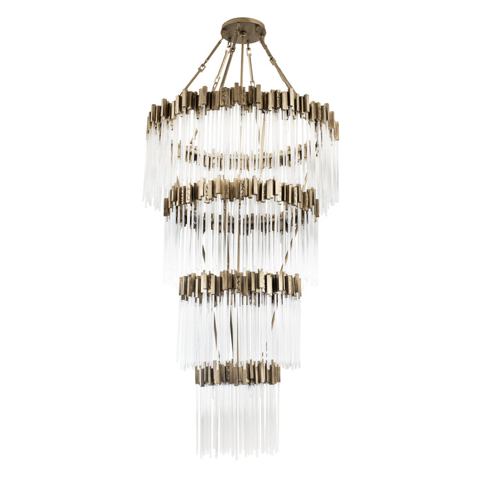 Varaluz 309C30HG 30 Light Chandelier, Havana Gold