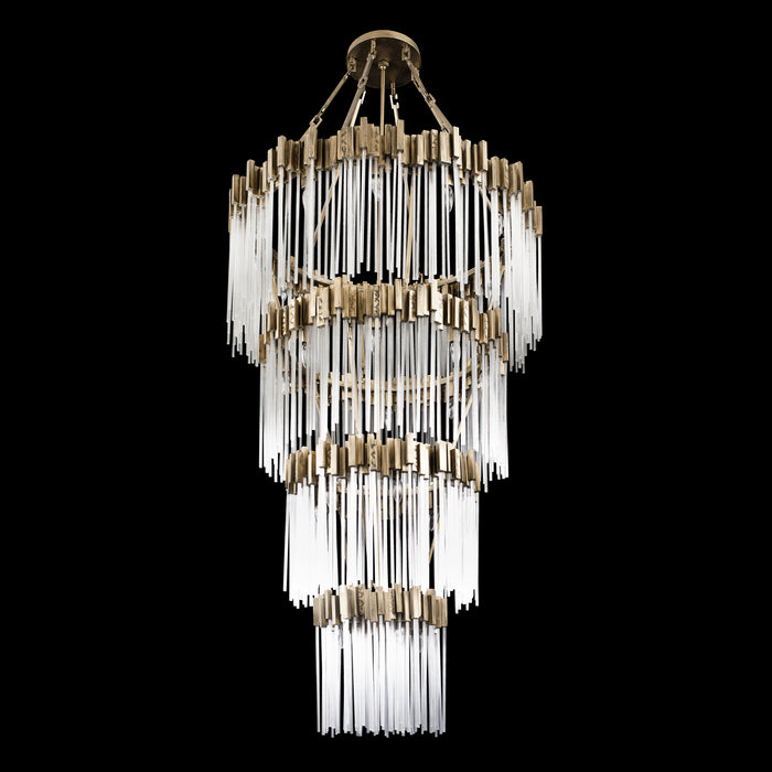 Varaluz 309C30HG 30 Light Chandelier, Havana Gold