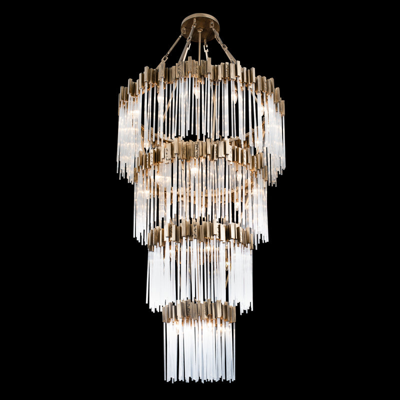 Varaluz 309C30HG 30 Light Chandelier, Havana Gold