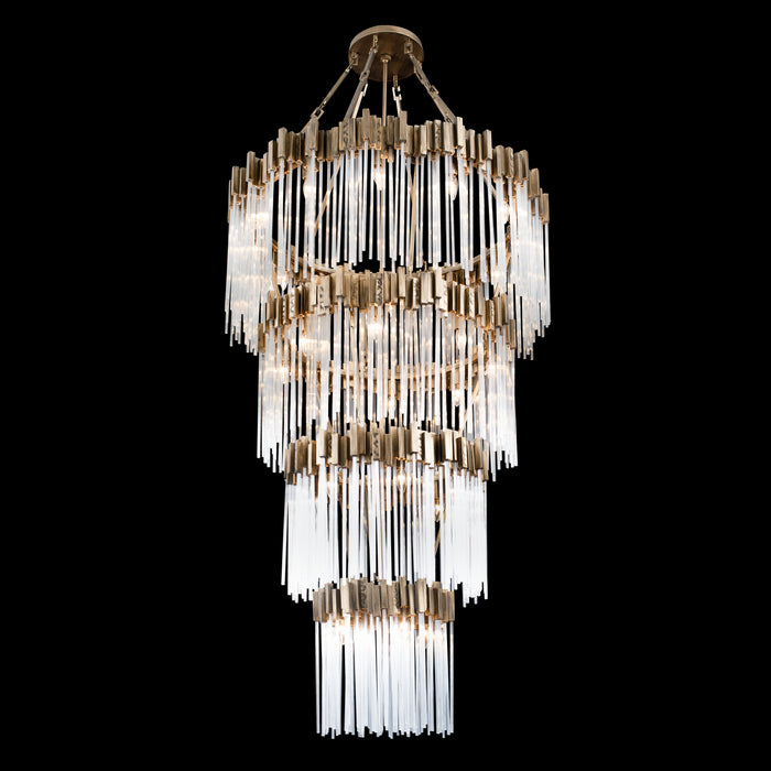 Varaluz 309C30HG 30 Light Chandelier, Havana Gold