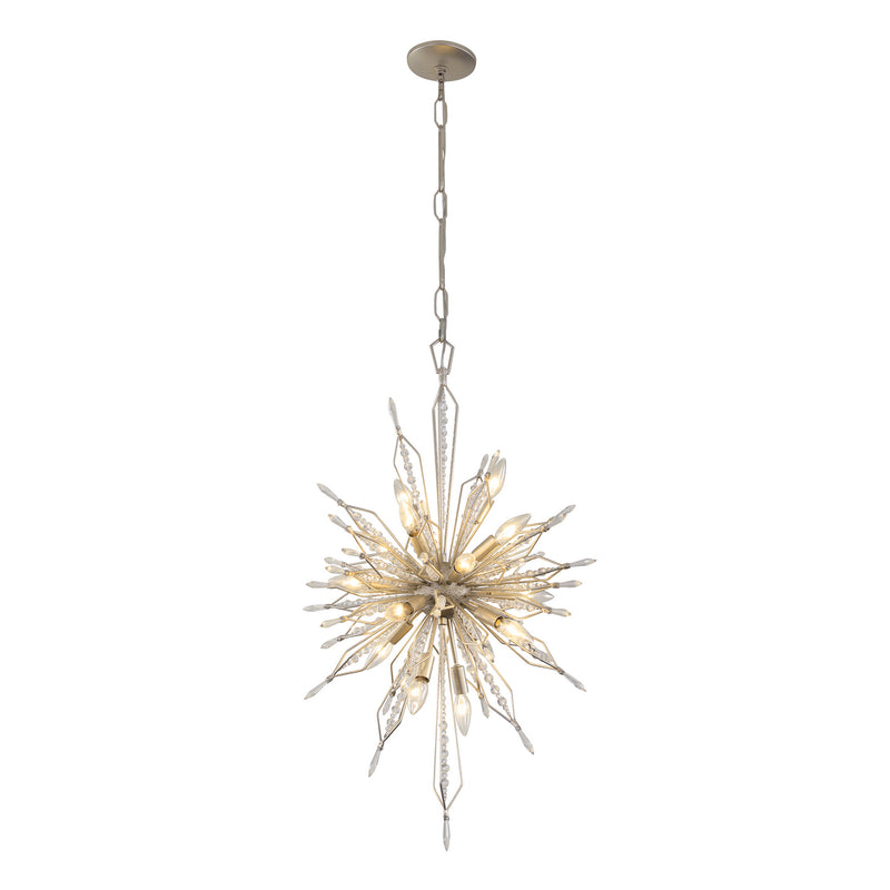 Varaluz 311F16GD 16 Light Foyer Pendant, Gold Dust
