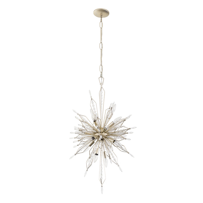 Varaluz 311F16GD 16 Light Foyer Pendant, Gold Dust
