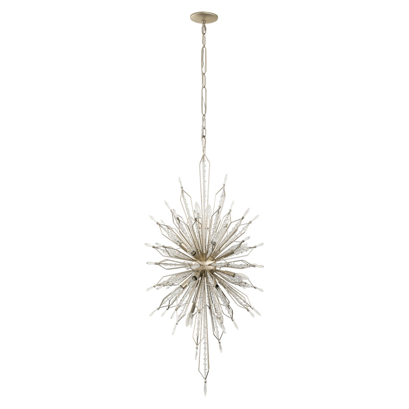 Varaluz 311F20GD 20 Light Foyer Pendant, Gold Dust