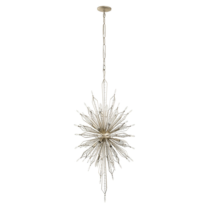 Varaluz 311F20GD 20 Light Foyer Pendant, Gold Dust