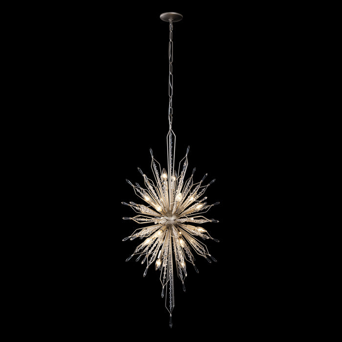 Varaluz 311F20GD 20 Light Foyer Pendant, Gold Dust