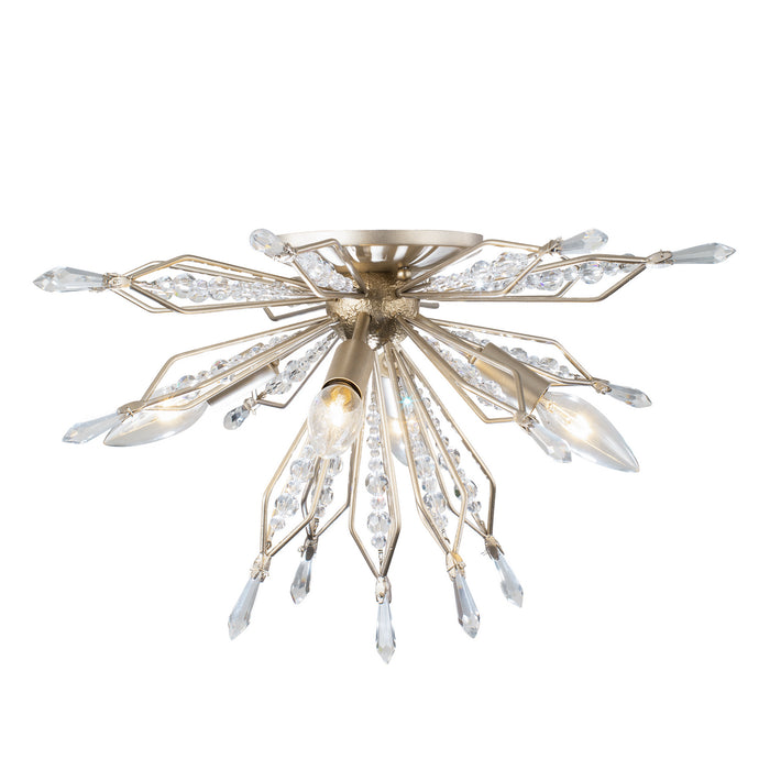 Varaluz 311S04GD Four Light Wall/Ceiling Light, Gold Dust