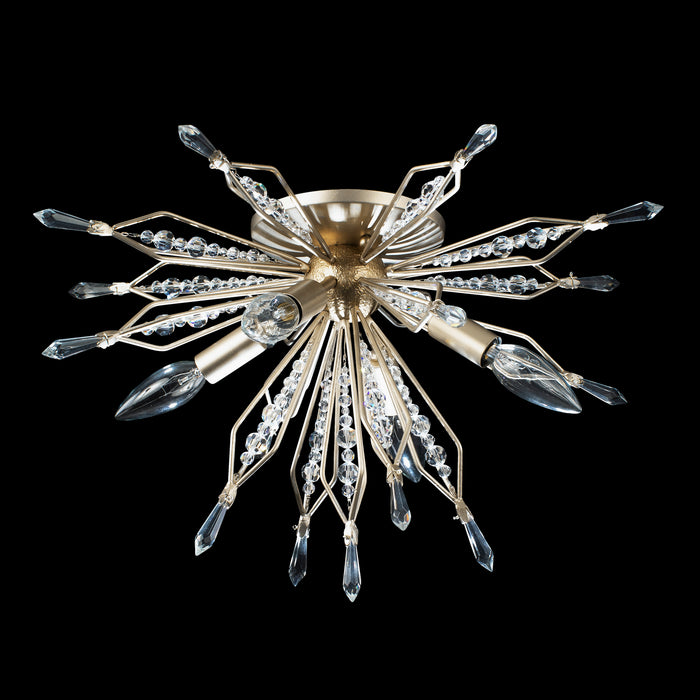 Varaluz 311S04GD Four Light Wall/Ceiling Light, Gold Dust