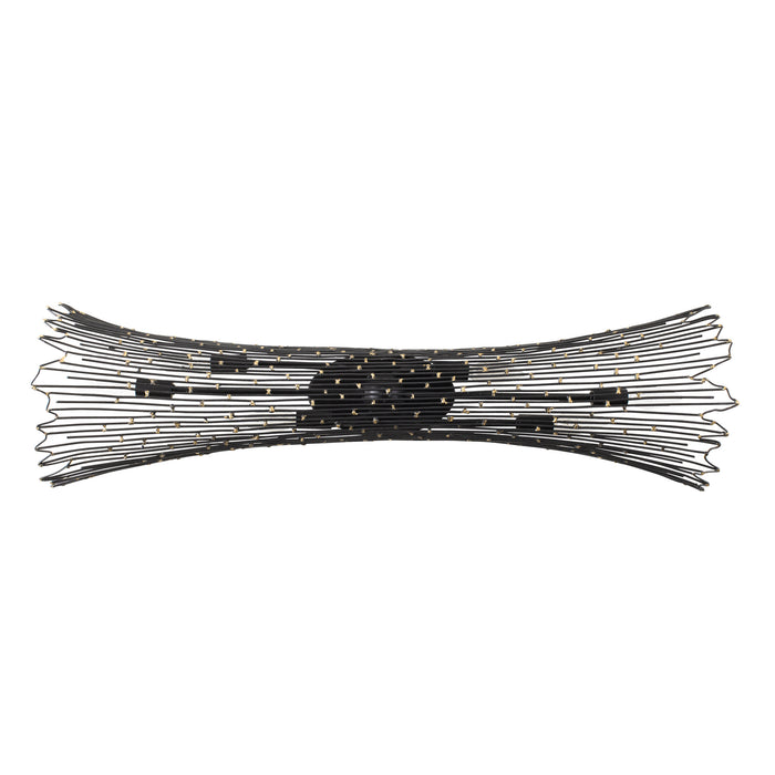 Varaluz 320B06CBAG Six Light Bath, Carboged Gold