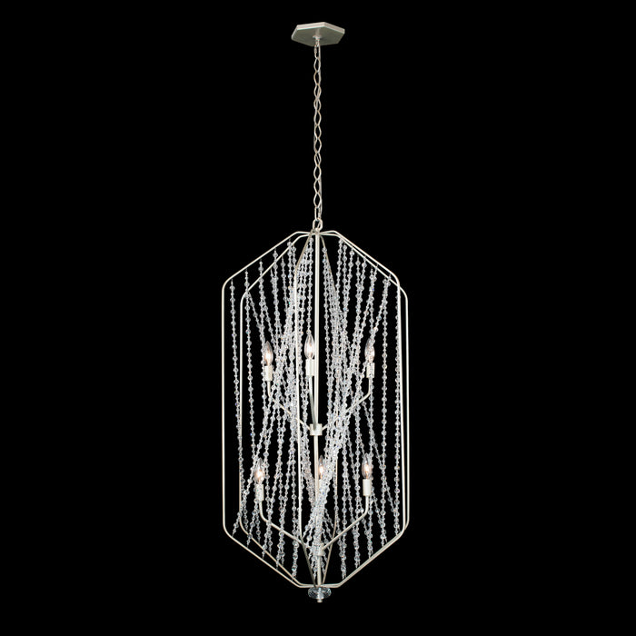 Varaluz 321F06SO Six Light Foyer Pendant, Silverado