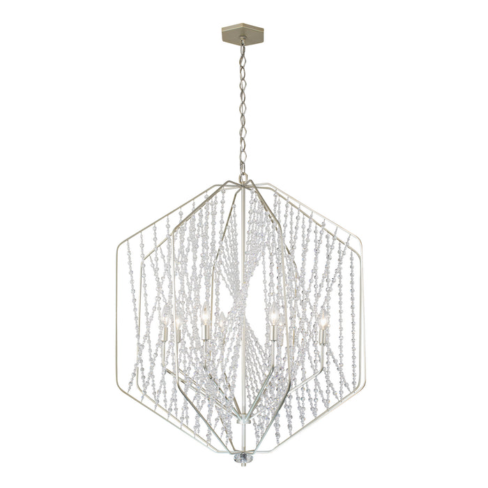Varaluz 321P06SO Six Light Pendant, Silverado