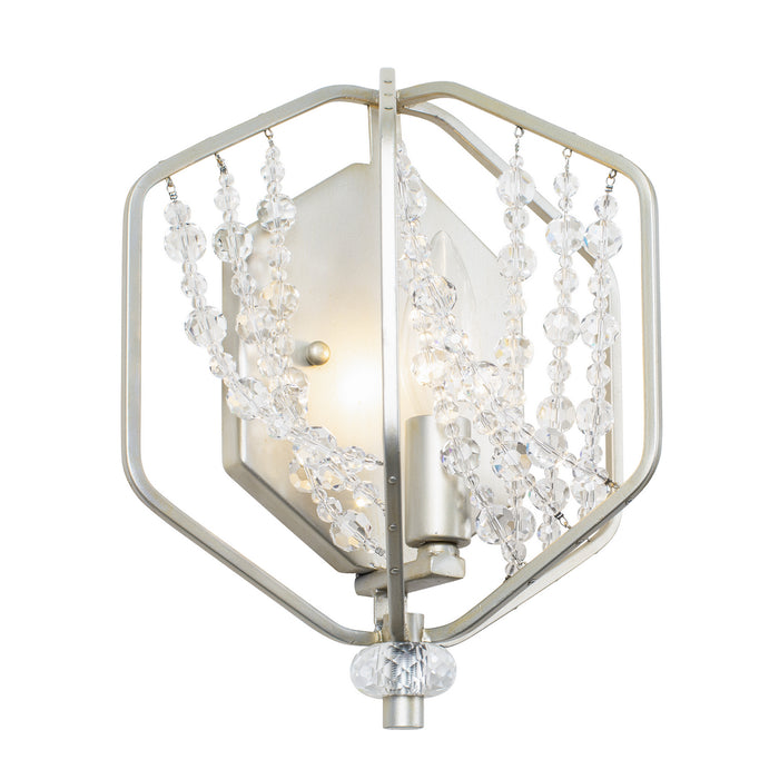 Varaluz 321W01SO One Light Wall Sconce, Silverado