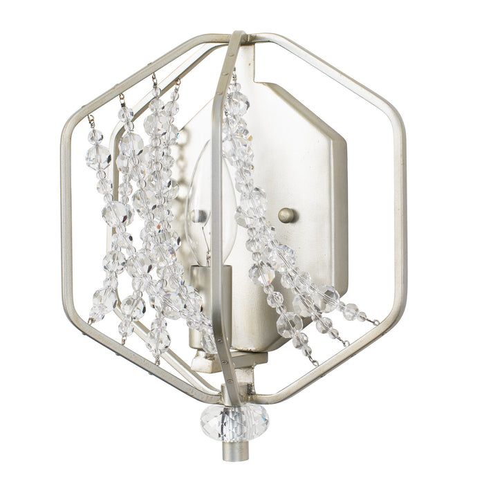 Varaluz 321W01SO One Light Wall Sconce, Silverado