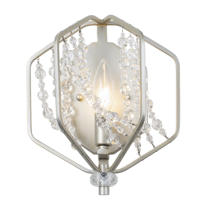 Varaluz 321W01SO One Light Wall Sconce, Silverado