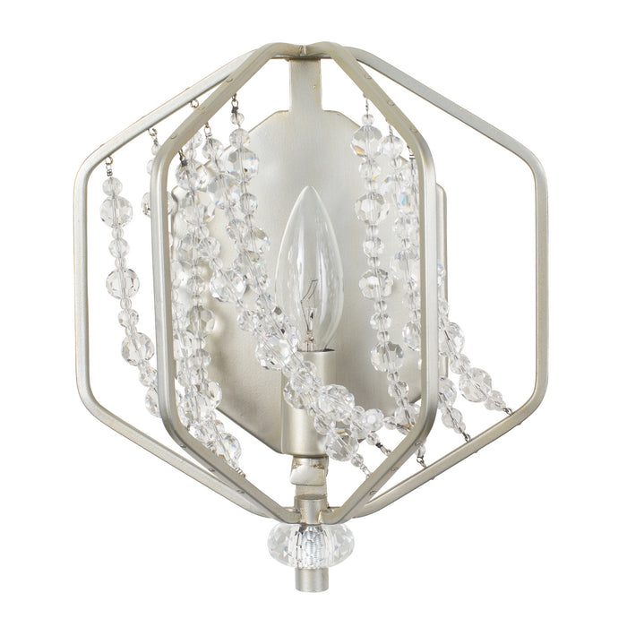 Varaluz 321W01SO One Light Wall Sconce, Silverado
