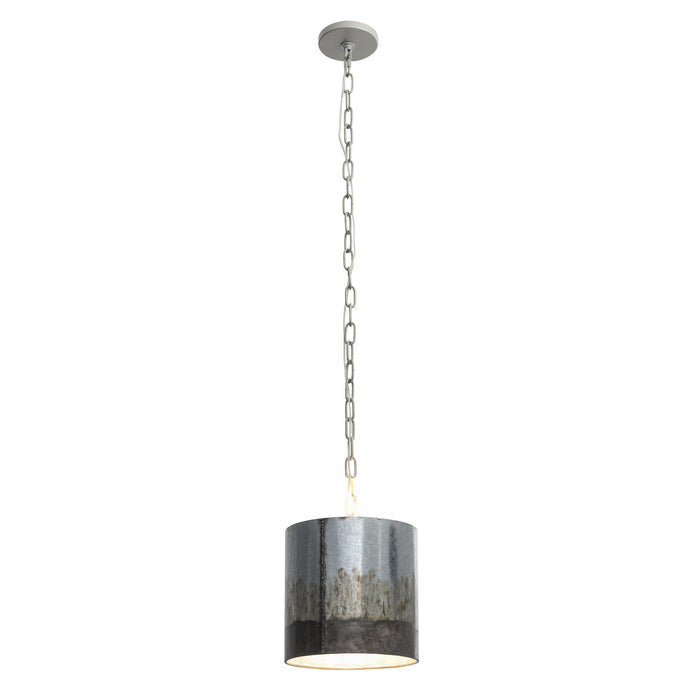 Varaluz 323M01OG One Light Mini Pendant, Ombre Galvanized